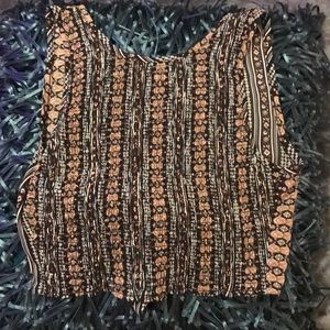 Pattern crop top